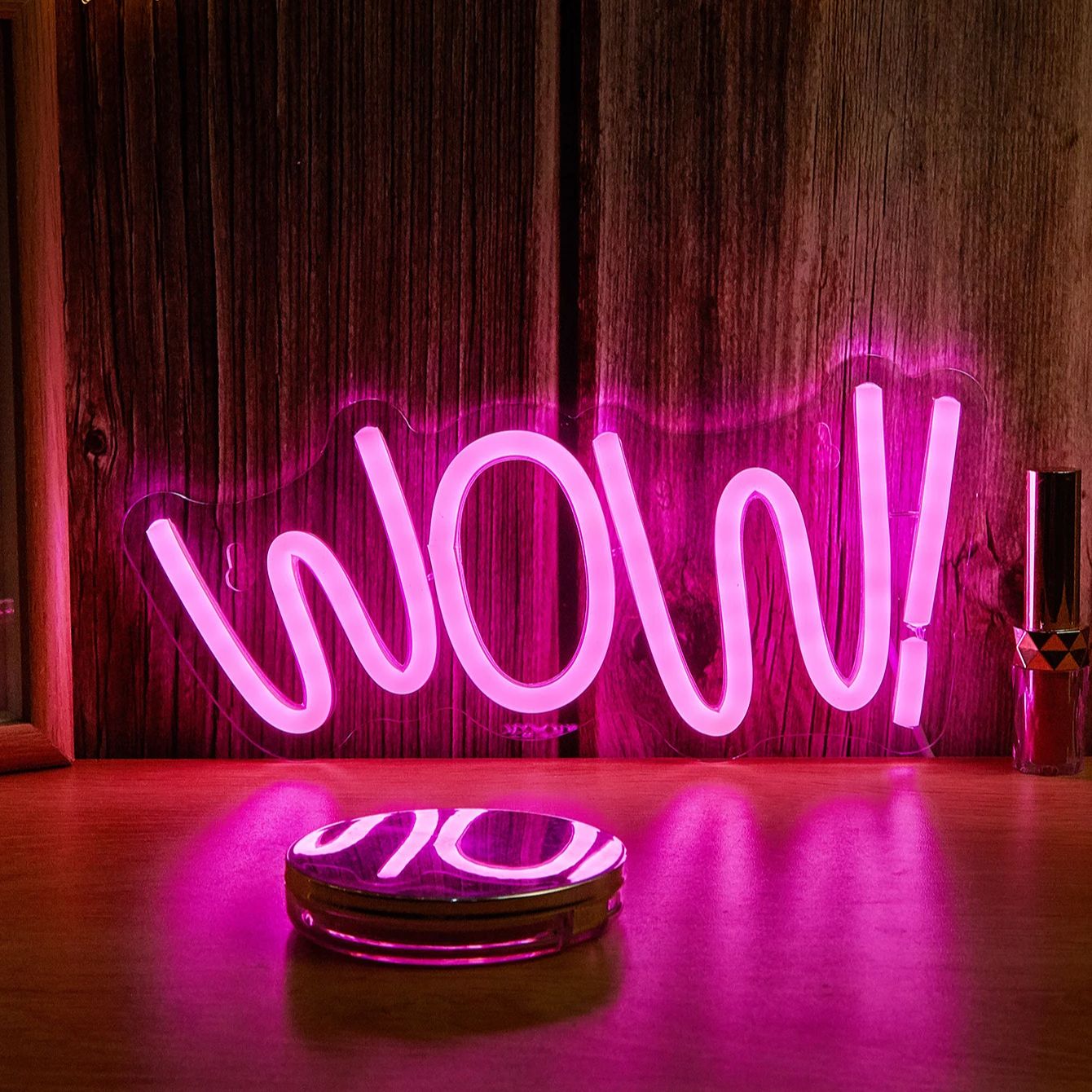 Lighting Decor Wow - Chi-buy LED Neon WOW USB Güçlü