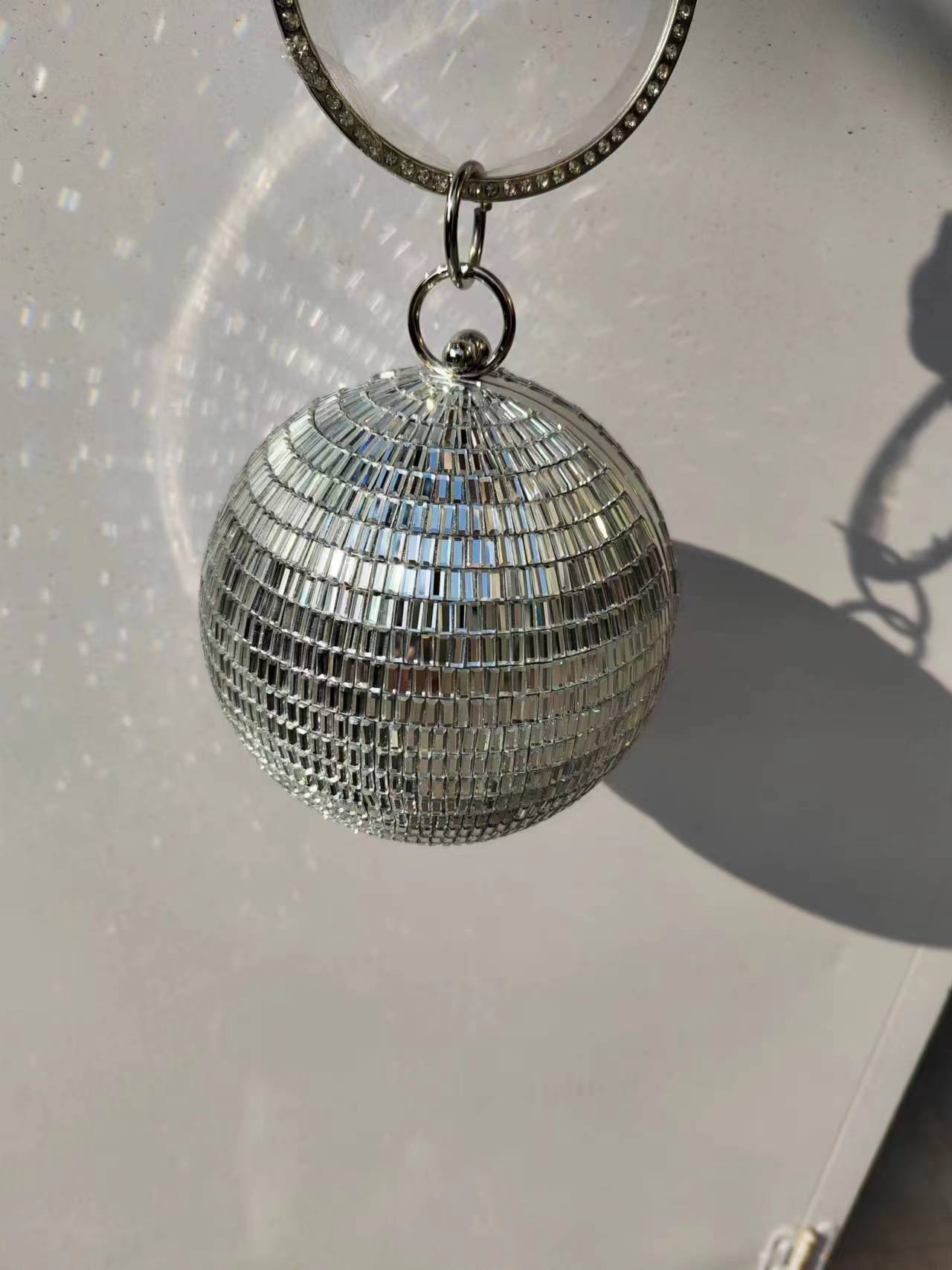 Disco Ball Mirror - 2025 High End Çanta Gümüş Disko