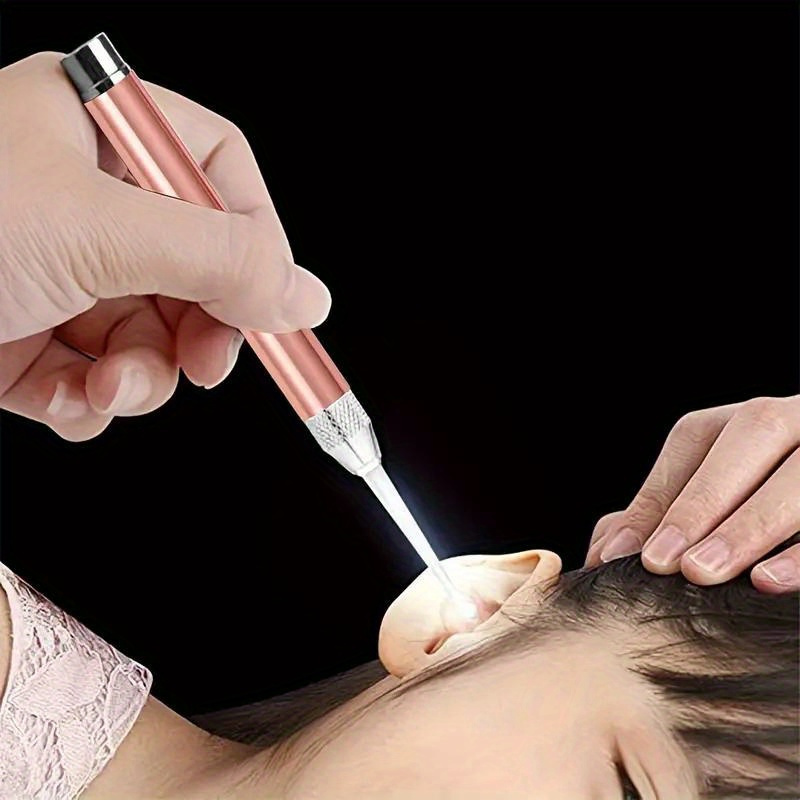Lighting Visual - Işıklı Kulak Temizleme Aleti, Işıklı Paslanmaz