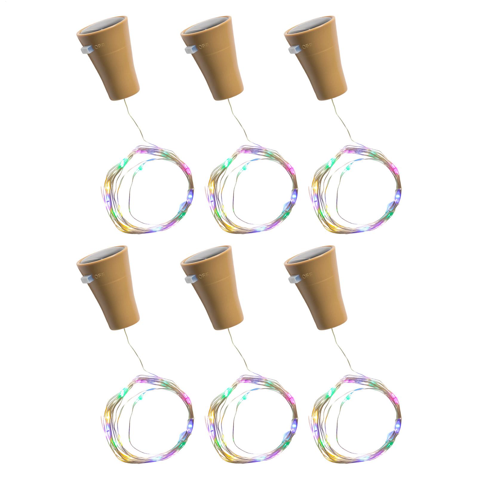 String Light Outdoor - Güneş enerjili şarap şişesi ışıkları LED