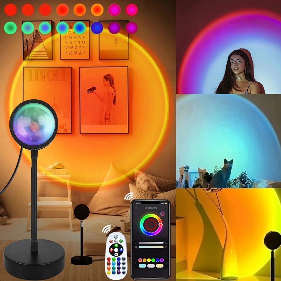 Sunset Lamp Projection - Akıllı Gün Batımı Lambası Tuya LED