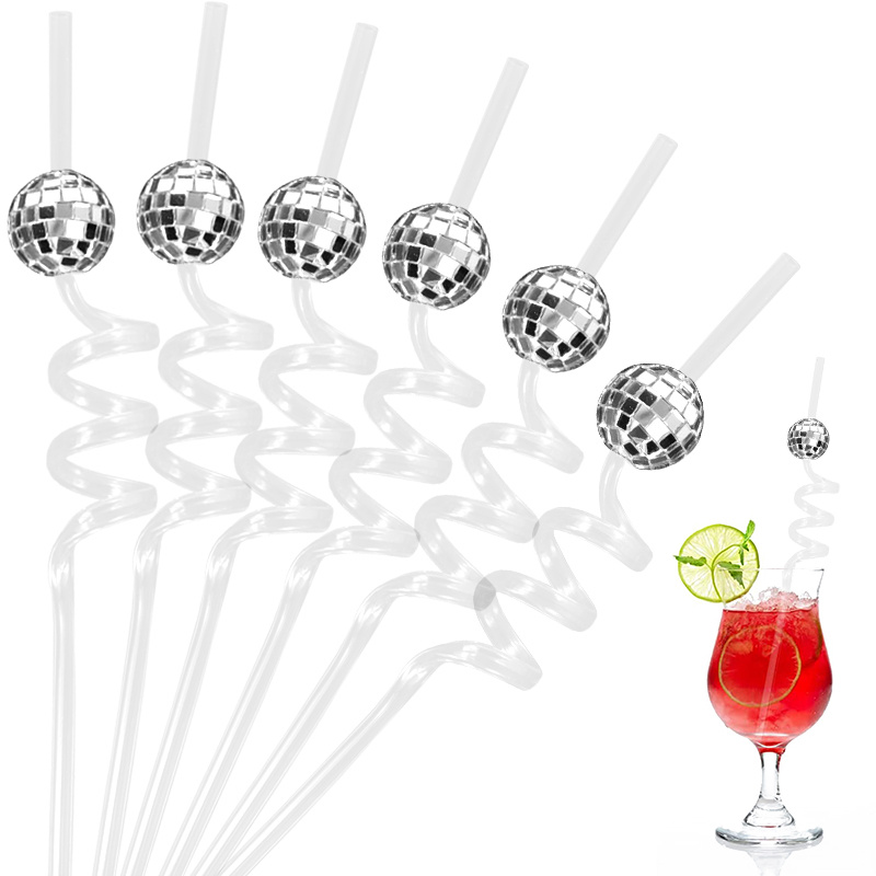 Disco Ball Mirror - 6 adet Ayna Disko Topu Pipetleri