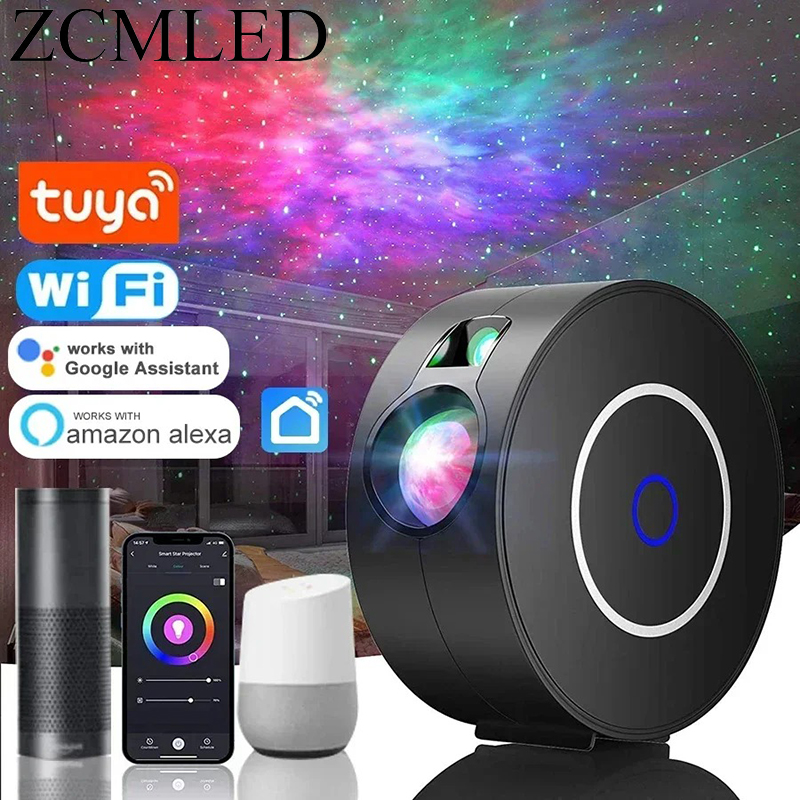 Sunset Lamp Projection - Tuya WiFi Akıllı Aurora Galaxy Yıldızlı