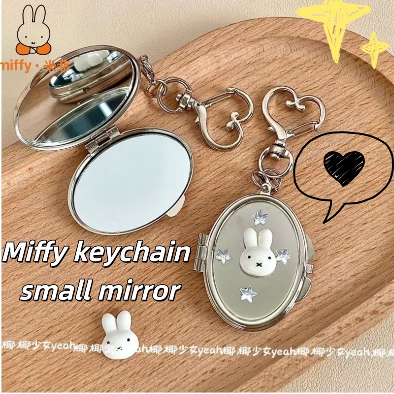 Pendant Light Shade - Miffy Y2K Yaratıcı Metal Çevirmeli Ayna
