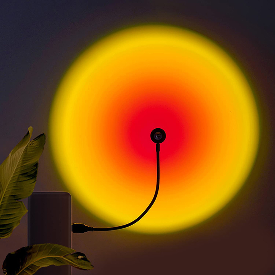 Sunset Lamp Projection - 1x USB Gün Batımı Lambası LED