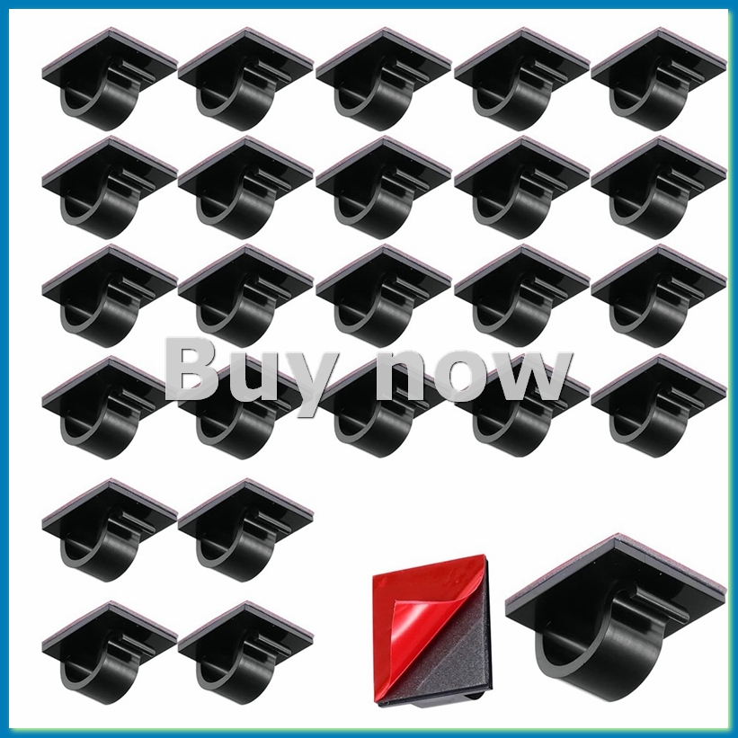 String Light Outdoor - 50 Adet Mini Kablo Klipsleri Kancalar