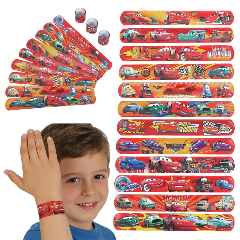 Lighting Mcqueen Birthday Decor - 12/24/36 adet Disney arabaları yıldırım McQueen