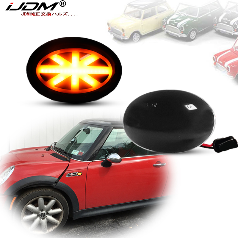 Union Lighting & Decor Photos - iJDM Amber Union Jack logolu LED