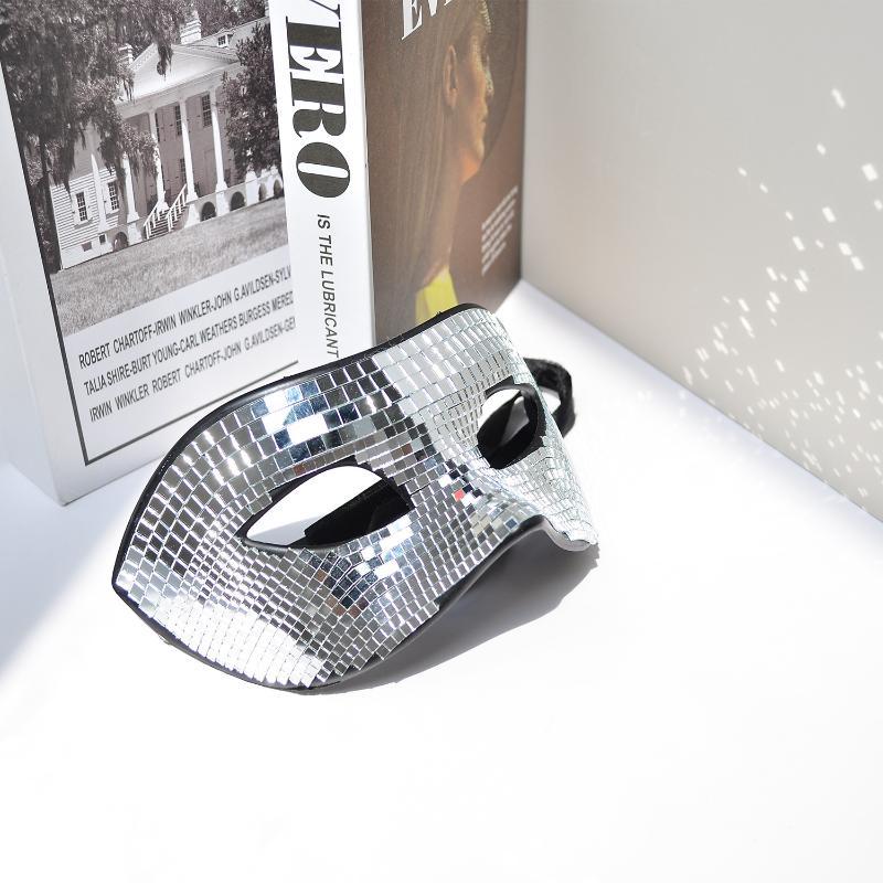 Disco Ball Mirror - Disko Parlak Top Simli Yüz Maskesi