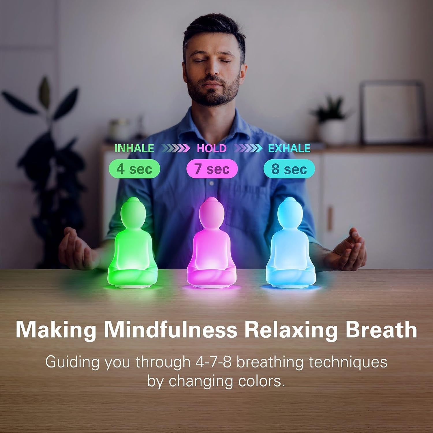 Lighting Visual - Dikkatli Solunum Yoga | Farkındalık için
