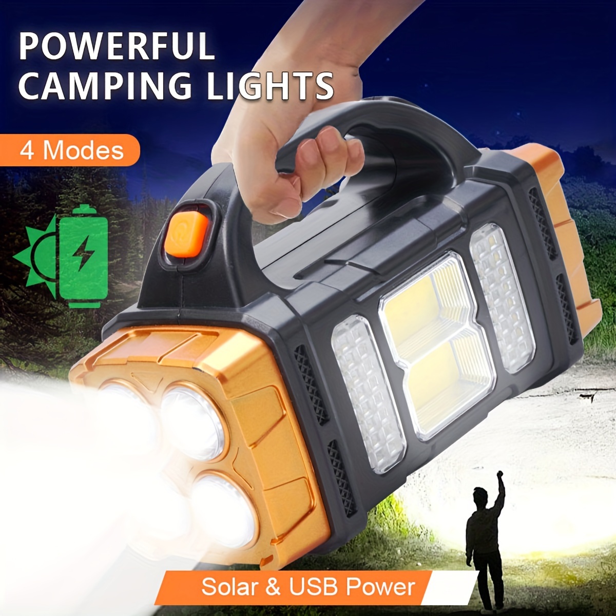 String Light Outdoor - Yeni Yükseltilmiş Şarj Edilebilir Yüksek Güçlü
