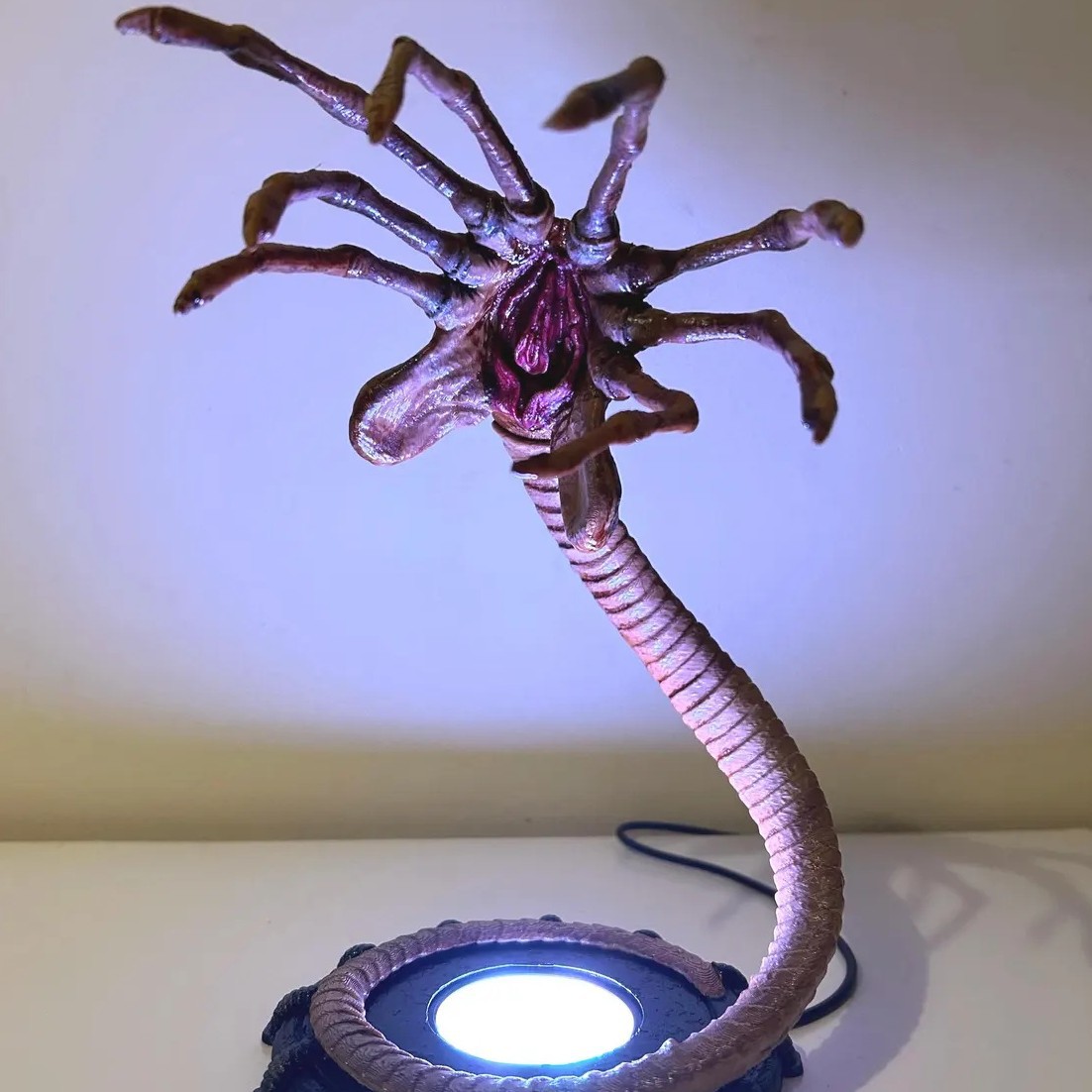 Lighting Decor For Home - Uzaylı Facehugger Lambası Gece Lambası, LED