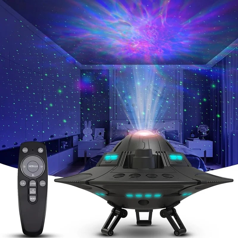 Sunset Lamp Projection - Gece Lambası UFO LED Yıldız Projektör