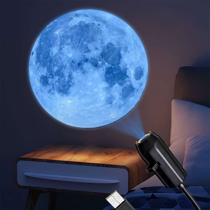 Sunset Lamp Projection - USB Tavan Ay Dünya Projeksiyon Atmosfer