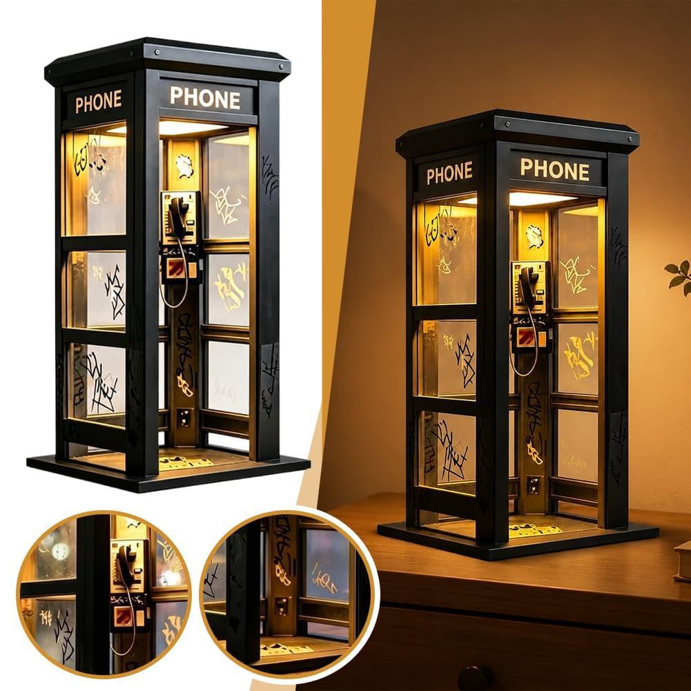 Lighting Decor For Home - Vintage Londra Telefon Kulübesi Masa Lambası