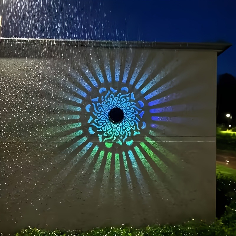 String Light Outdoor - Güneş enerjili LED duvar lambası Mandala