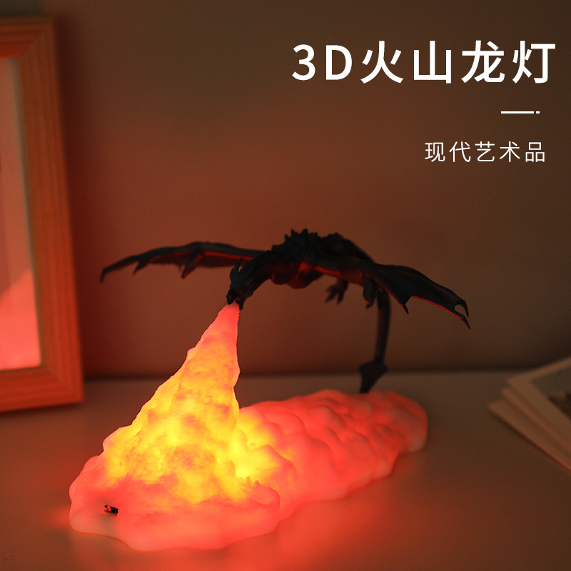 Lighting Home Decor Products - 3D baskı roket ışıkları, yeni ve
