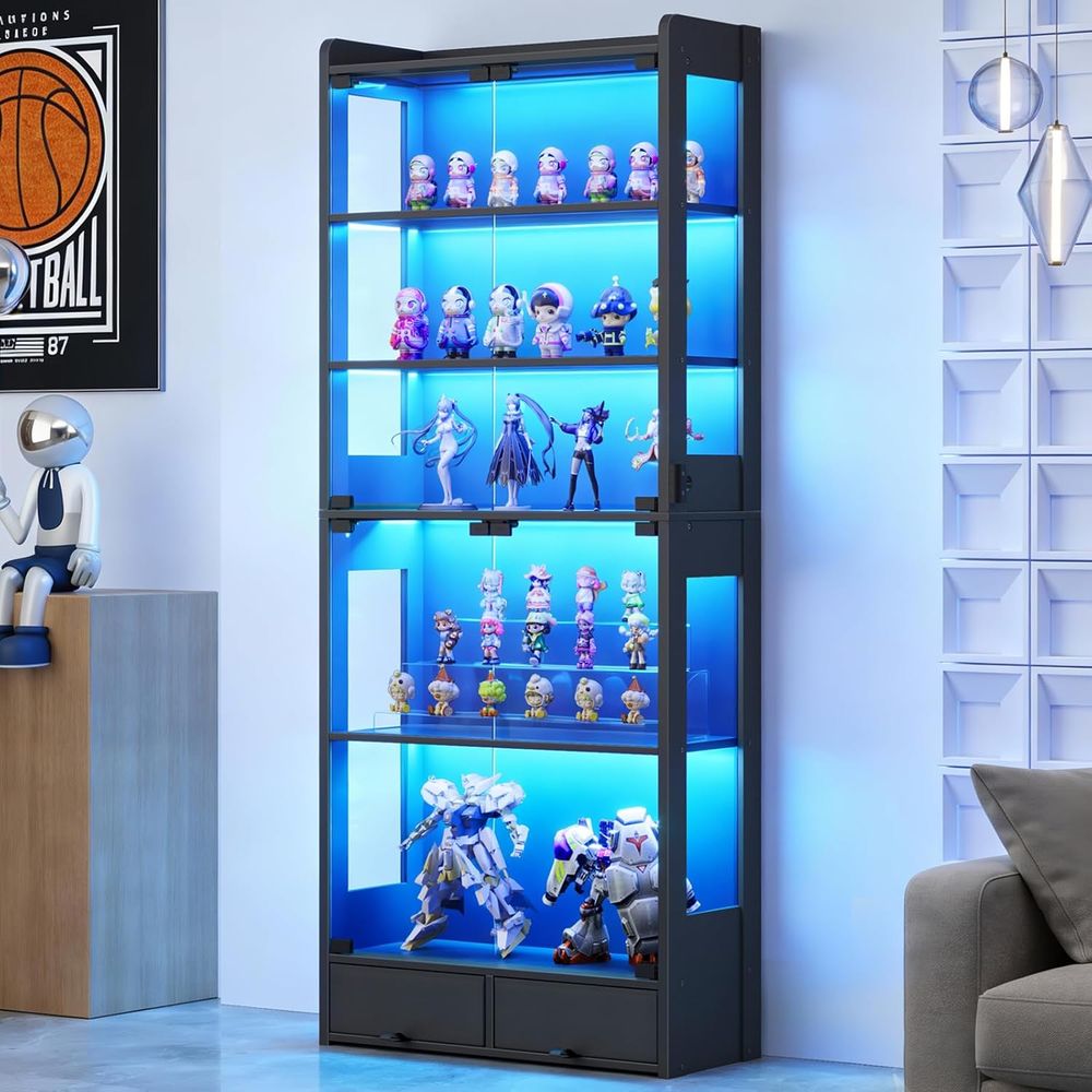 Lighting & Home Decor Studio - 69 cm Boyunda Siyah LED Işıklı