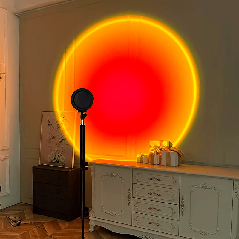 Sunset Lamp Projection - 16 renkli gece lambası Gün batımı