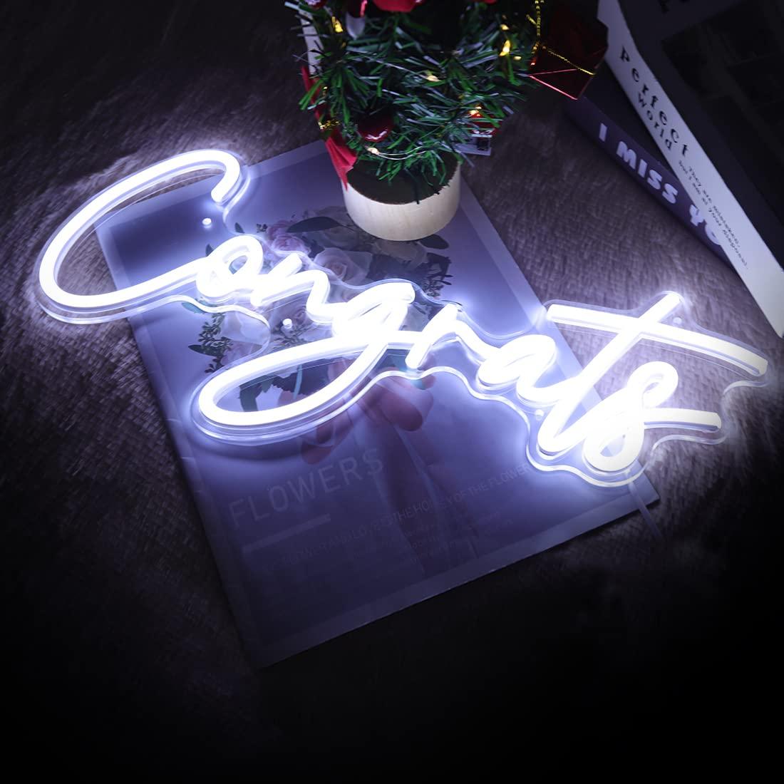 Tebrikler Neon Burcu USB Kısıl - Wedding Lighting And Decor incelemesi ve fiyatı