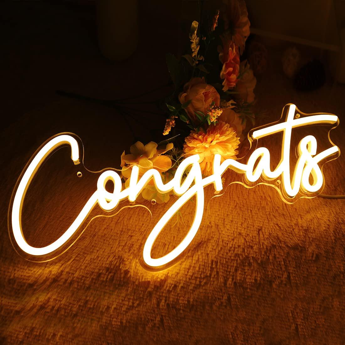 Tebrikler Neon Burcu USB Kısıl - Wedding Lighting And Decor incelemesi ve fiyatı