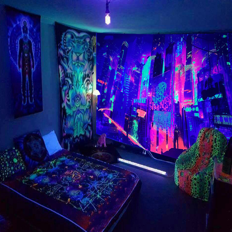 Siyah Işık Goblen Duvar Asılı  - Lighting World Decor incelemesi ve fiyatı