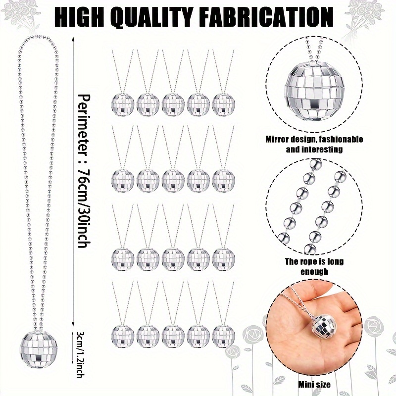 5 adet 3 cm Mini Ayna Disko To - Disco Ball Mirror incelemesi ve fiyatı