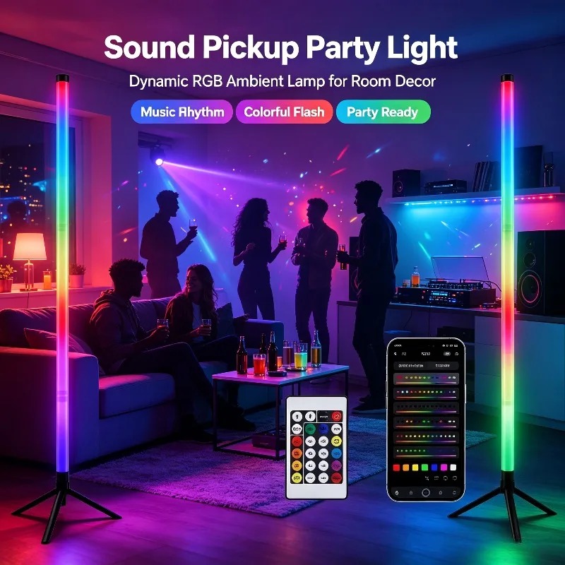 2'li Paket RGB LED Köşe Lambas - Lighting Decor For Bedroom incelemesi ve fiyatı