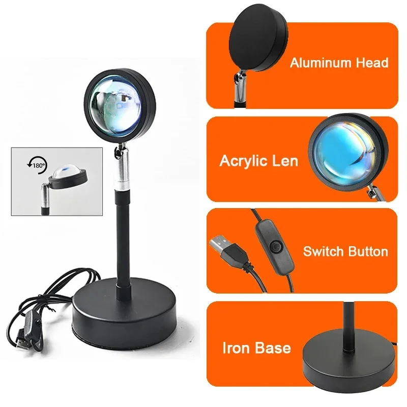 Gün batımı ruh hali ışığı çokl - Sunset Lamp Projection incelemesi ve fiyatı