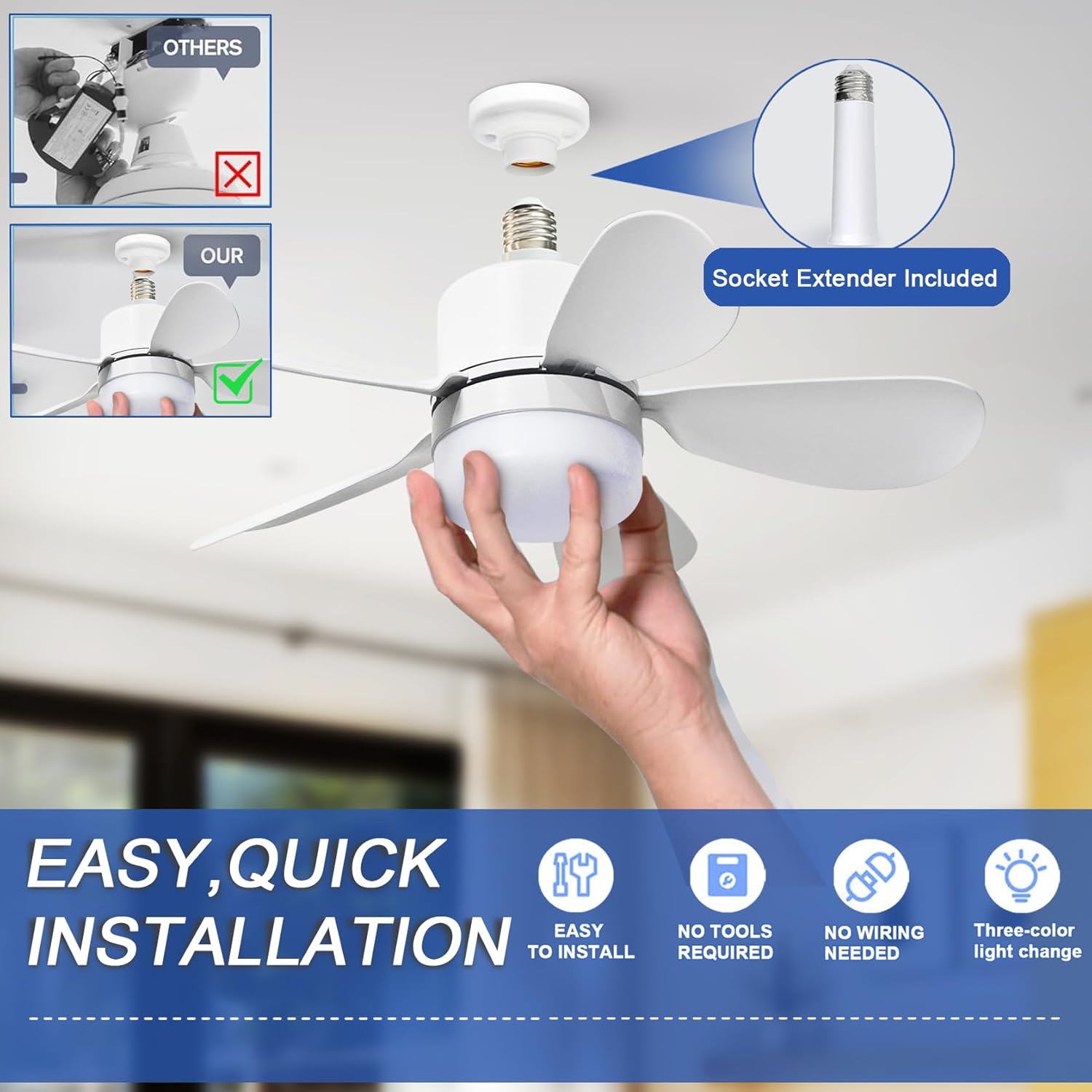 Uzaktan Kumandalı Soket Fan La - Lighting Decor For Home incelemesi ve fiyatı