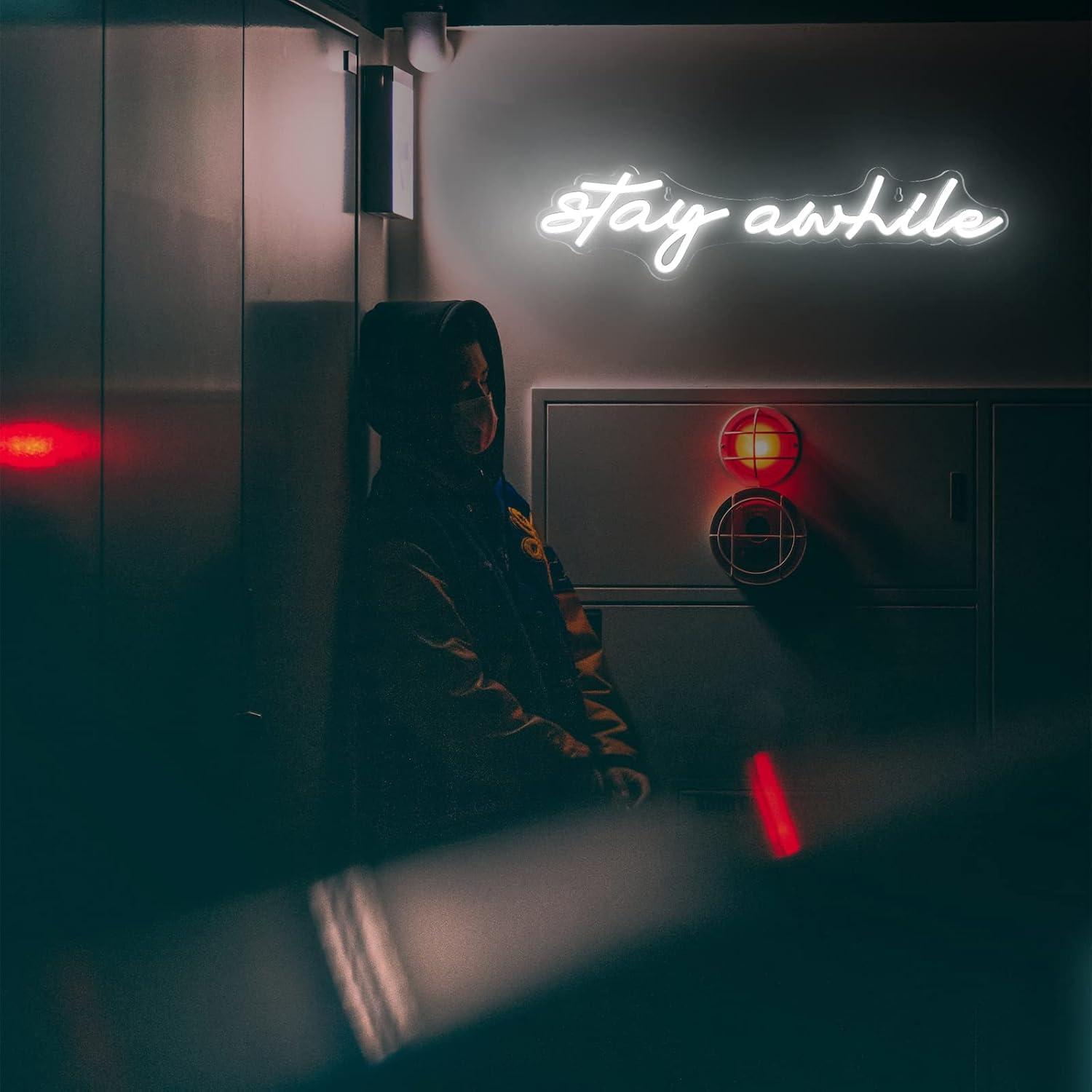 Bir süre kalın Neon Tabelalar  - Lighting Decor For Home incelemesi ve fiyatı