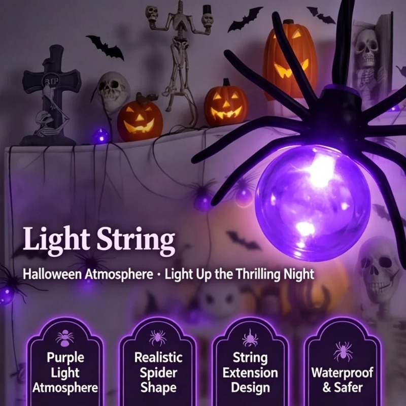 Pille Çalışan Örümcek LED Işık - String Light Outdoor incelemesi ve fiyatı