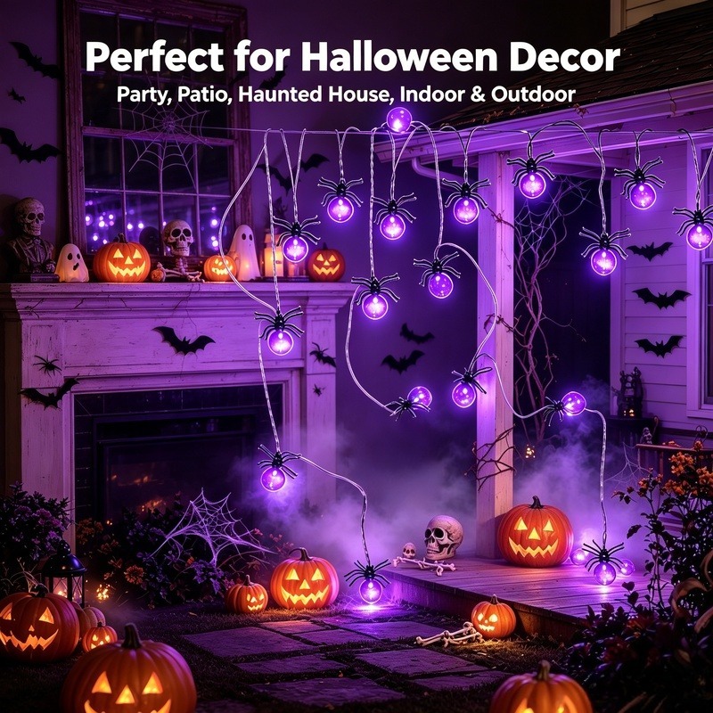 Pille Çalışan Örümcek LED Işık - String Light Outdoor incelemesi ve fiyatı