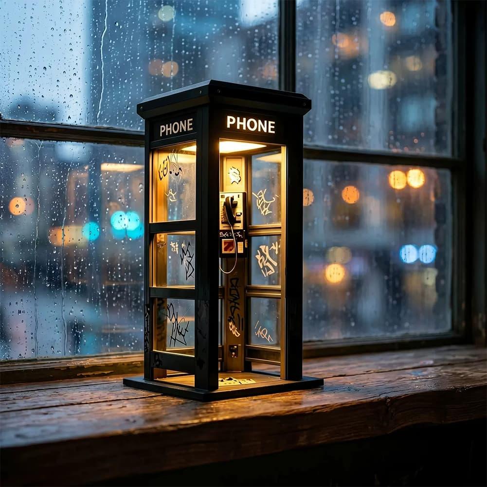 Retro Graffiti Telefon Kulübes - Lighting Decor For Bedroom incelemesi ve fiyatı