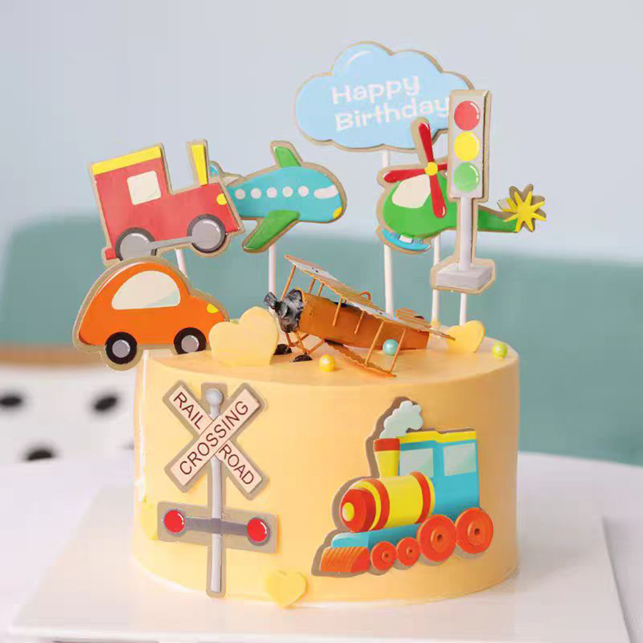 8 adet mutlu doğum günü araba  - Lighting Mcqueen Birthday Decor incelemesi ve fiyatı