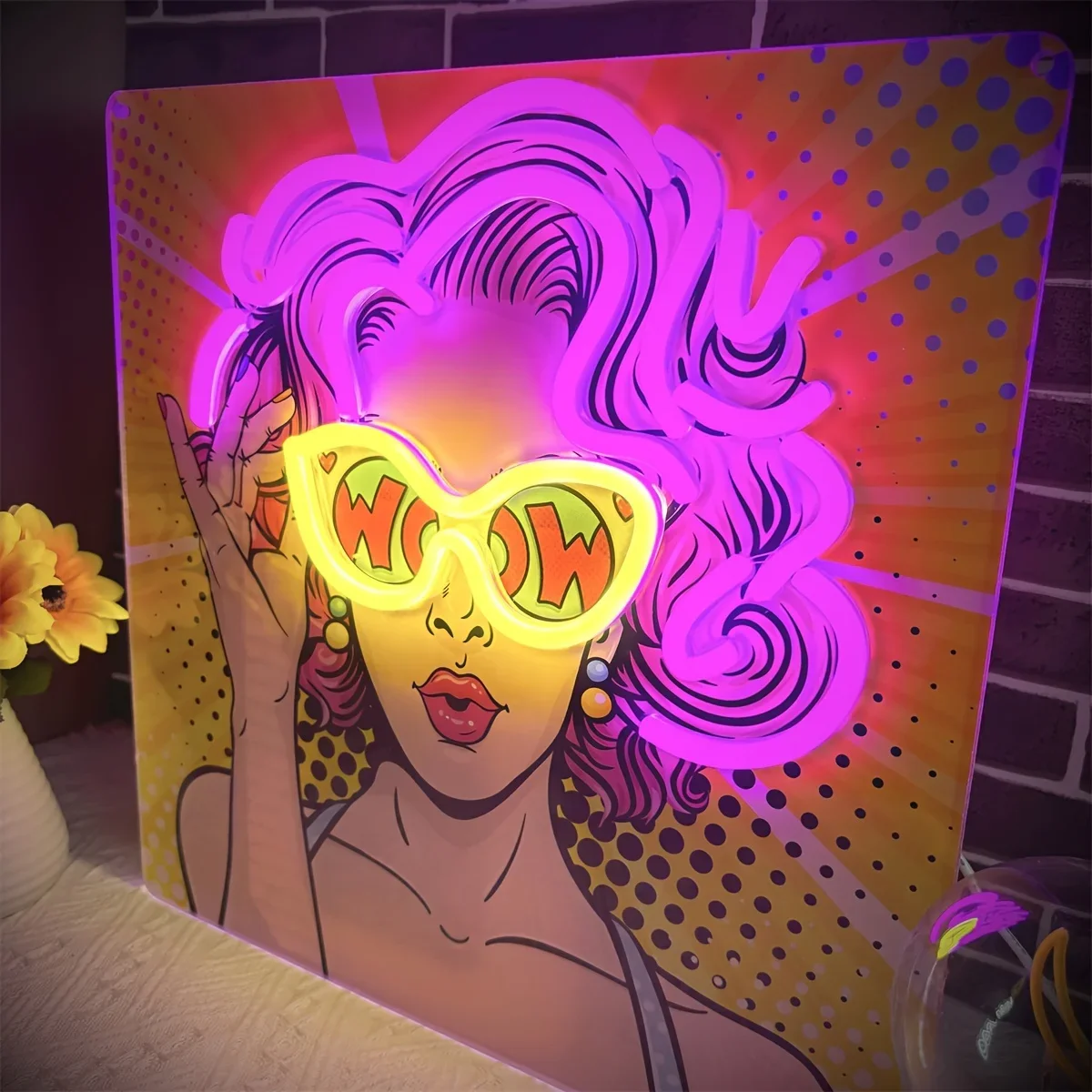 Wow Lady Pop Art LED Neon Burc - Lighting Decor Wow incelemesi ve fiyatı