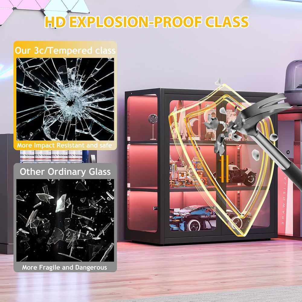 34 cm Yüksekliğinde Cam Kapılı - Lighting & Home Decor Studio incelemesi ve fiyatı
