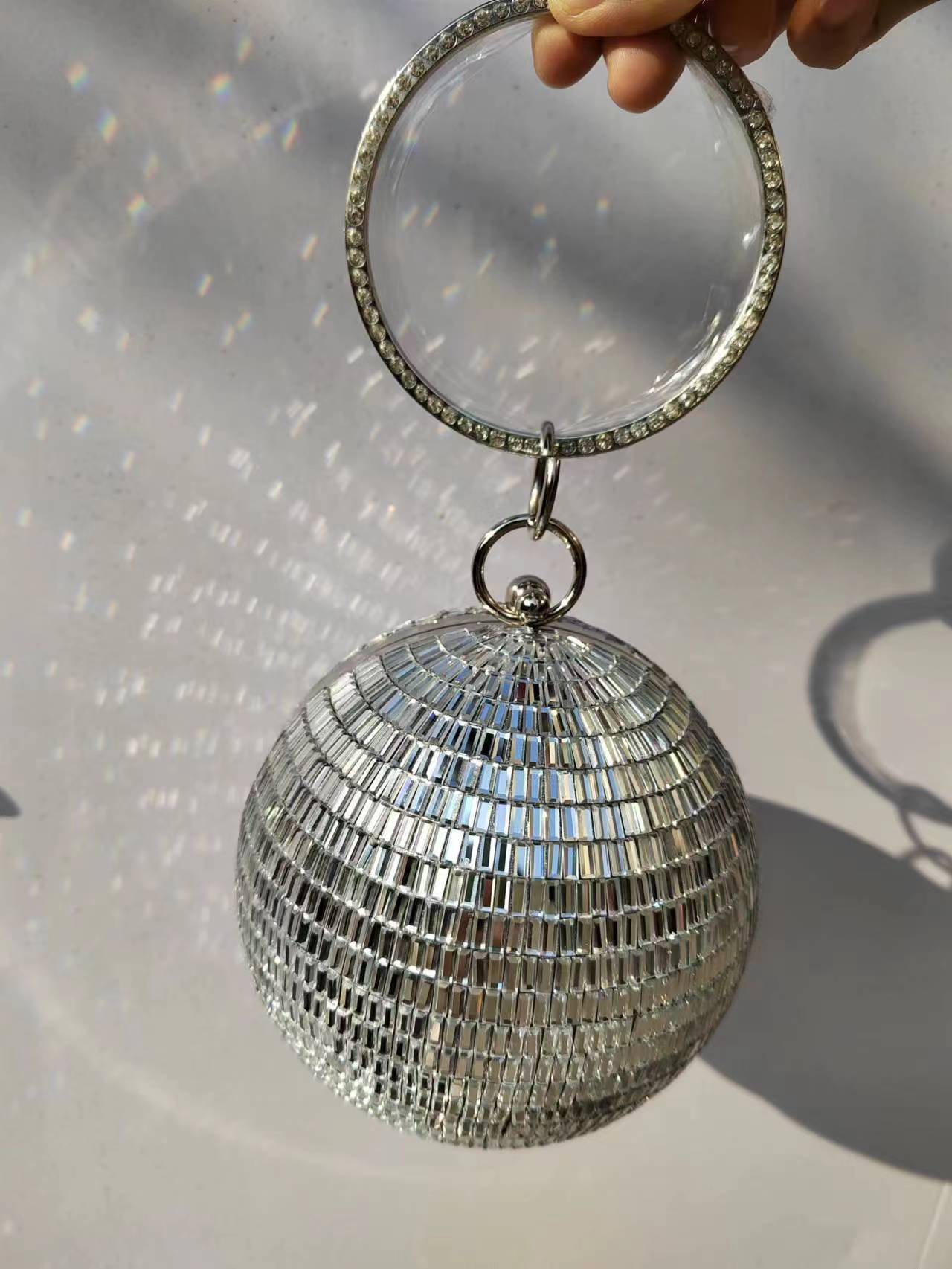2025 High End Çanta Gümüş Disk - Disco Ball Mirror incelemesi ve fiyatı