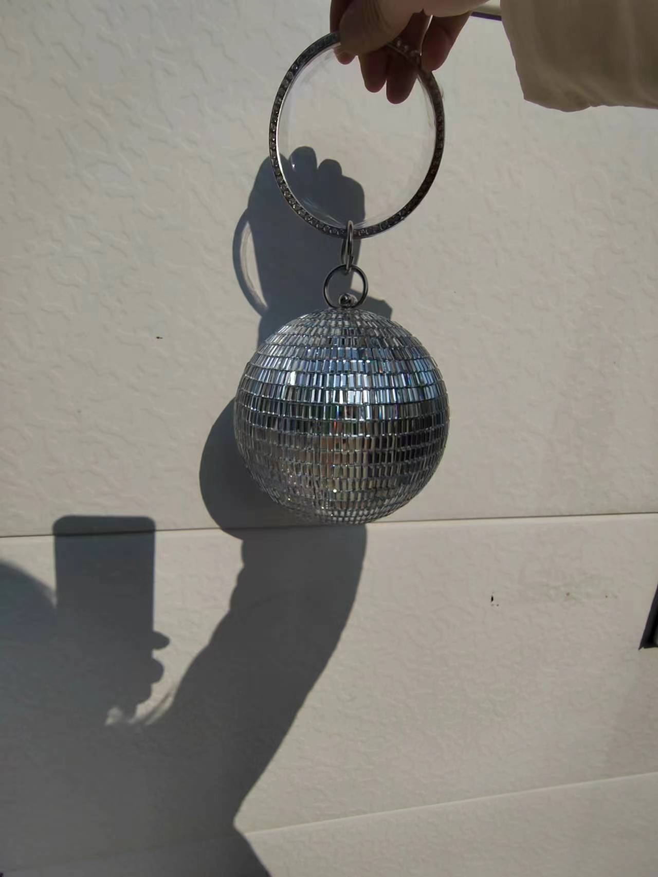 2025 High End Çanta Gümüş Disk - Disco Ball Mirror incelemesi ve fiyatı