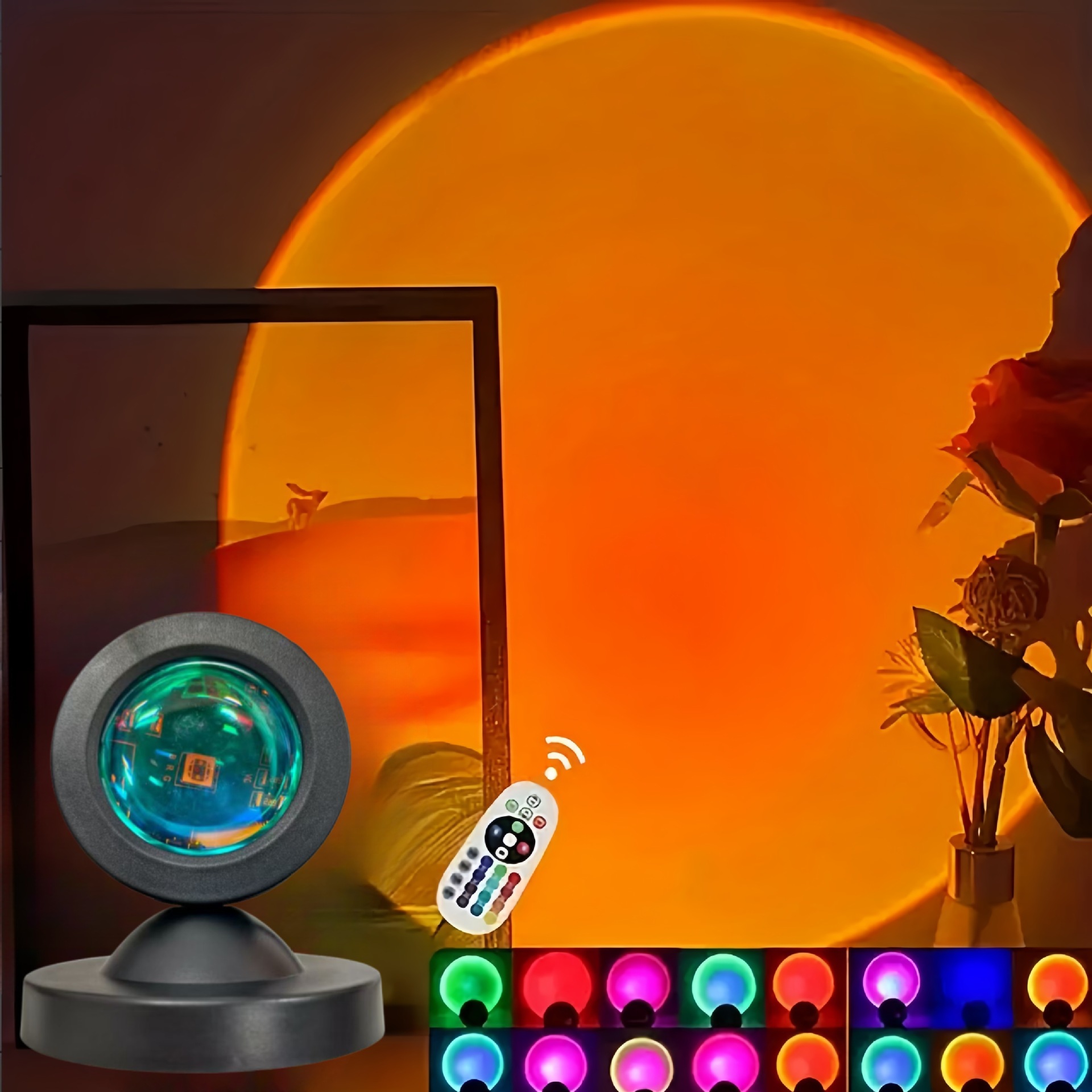 1 adet Canlı Gün Batımı Projek - Sunset Lamp Projection incelemesi ve fiyatı