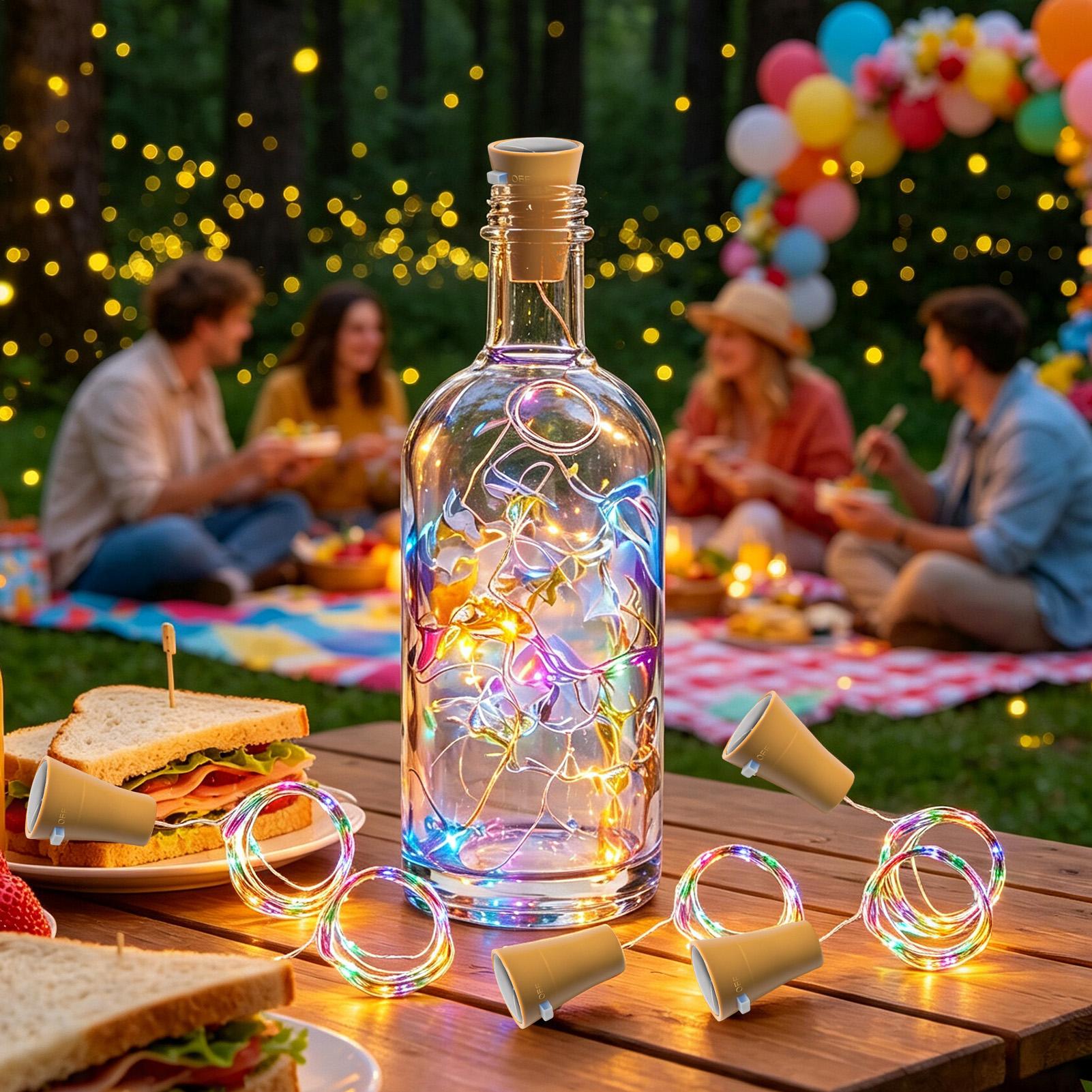 Güneş enerjili şarap şişesi ış - String Light Outdoor incelemesi ve fiyatı