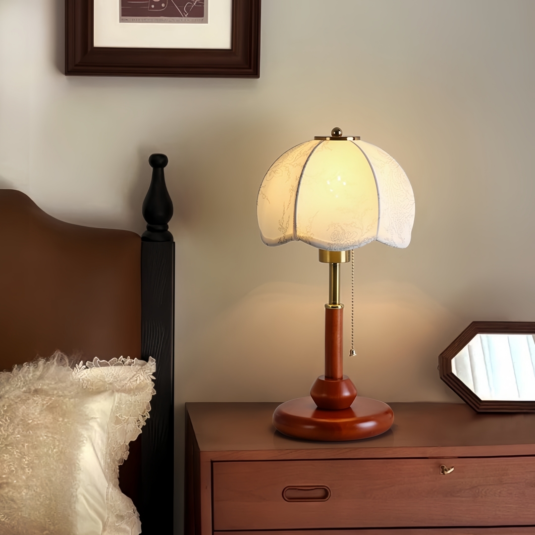 Vintage Taraklı Kubbe Masa Lam - Lighting Decor For Bedroom incelemesi ve fiyatı
