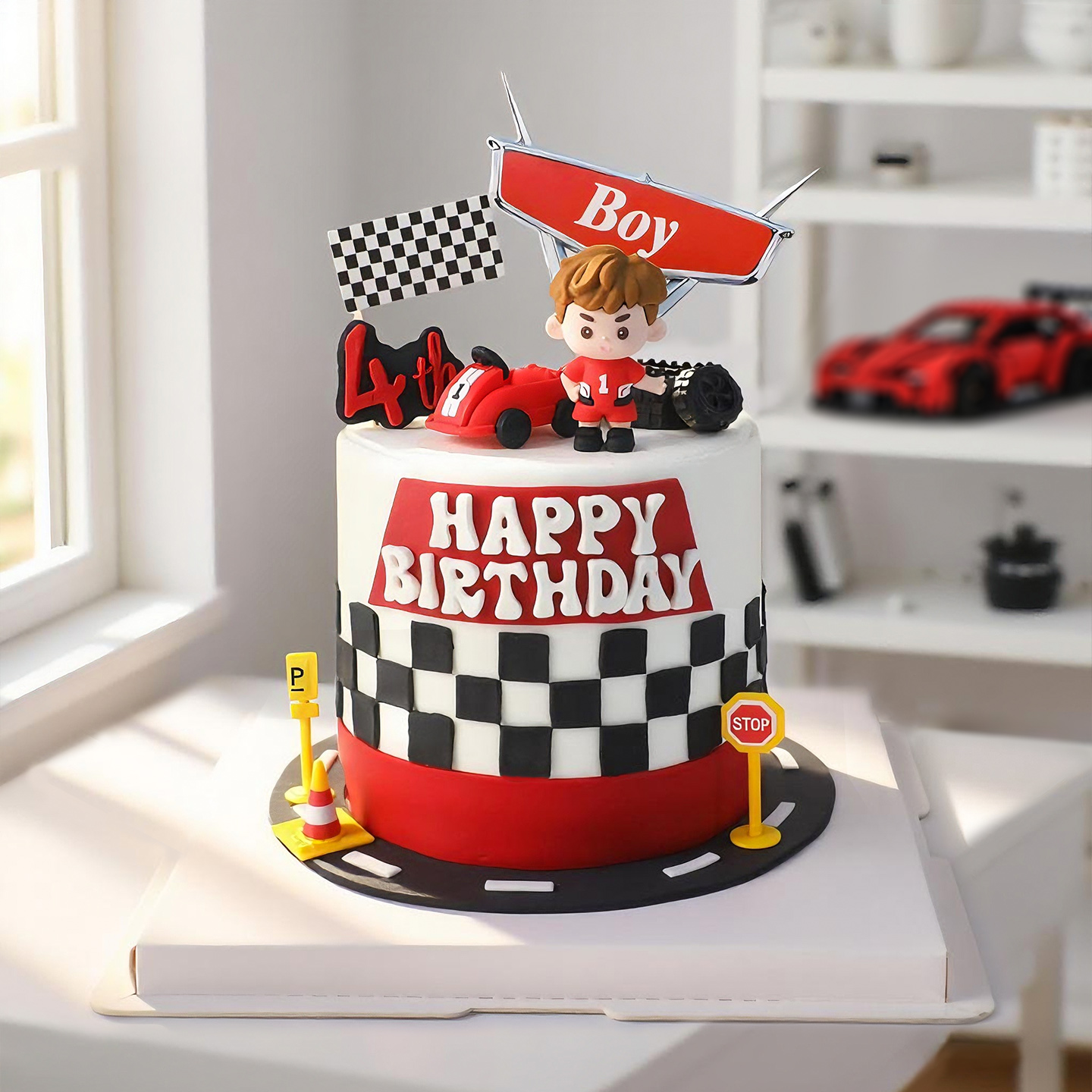 Çizgi Film Çocuk Yarış Arabası - Lighting Mcqueen Birthday Decor incelemesi ve fiyatı