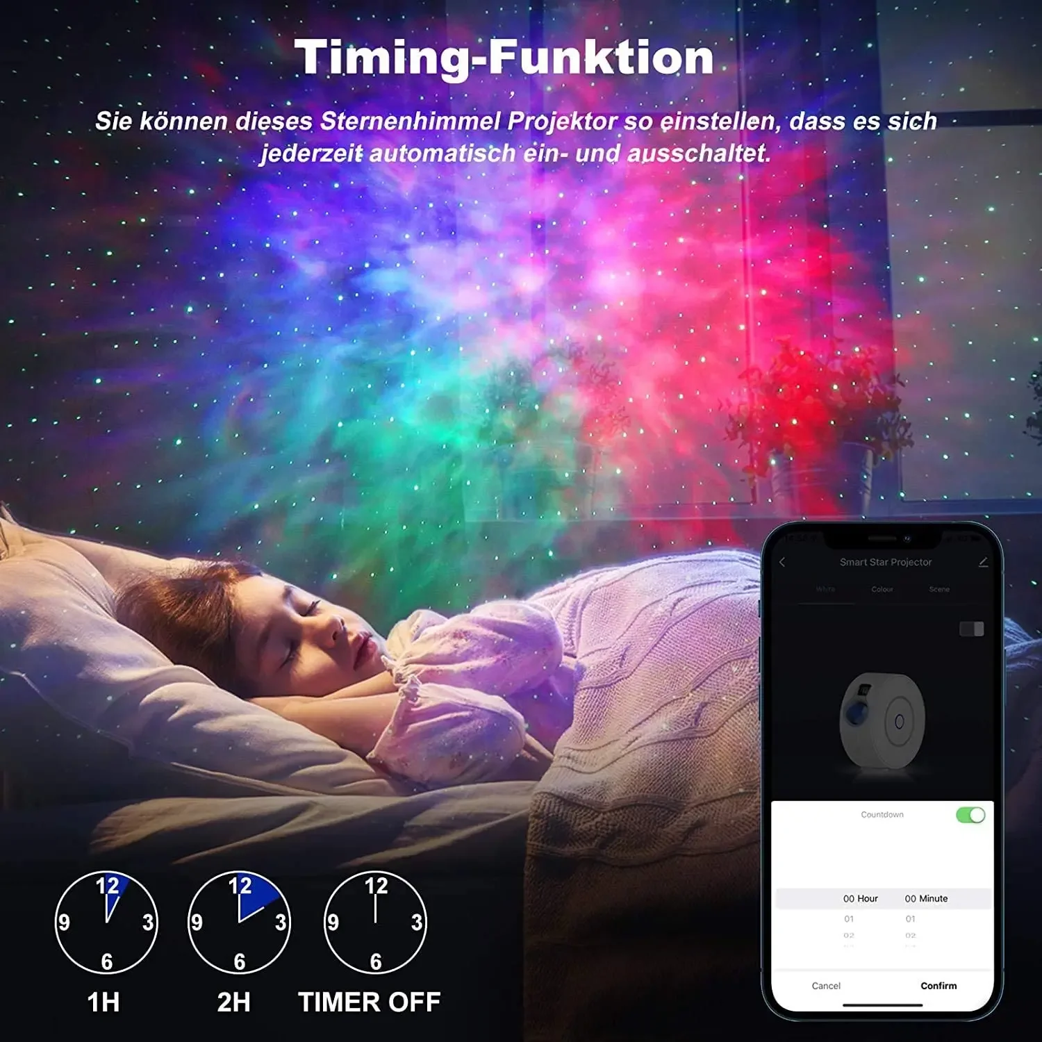 Tuya WiFi Akıllı Aurora Galaxy - Sunset Lamp Projection incelemesi ve fiyatı