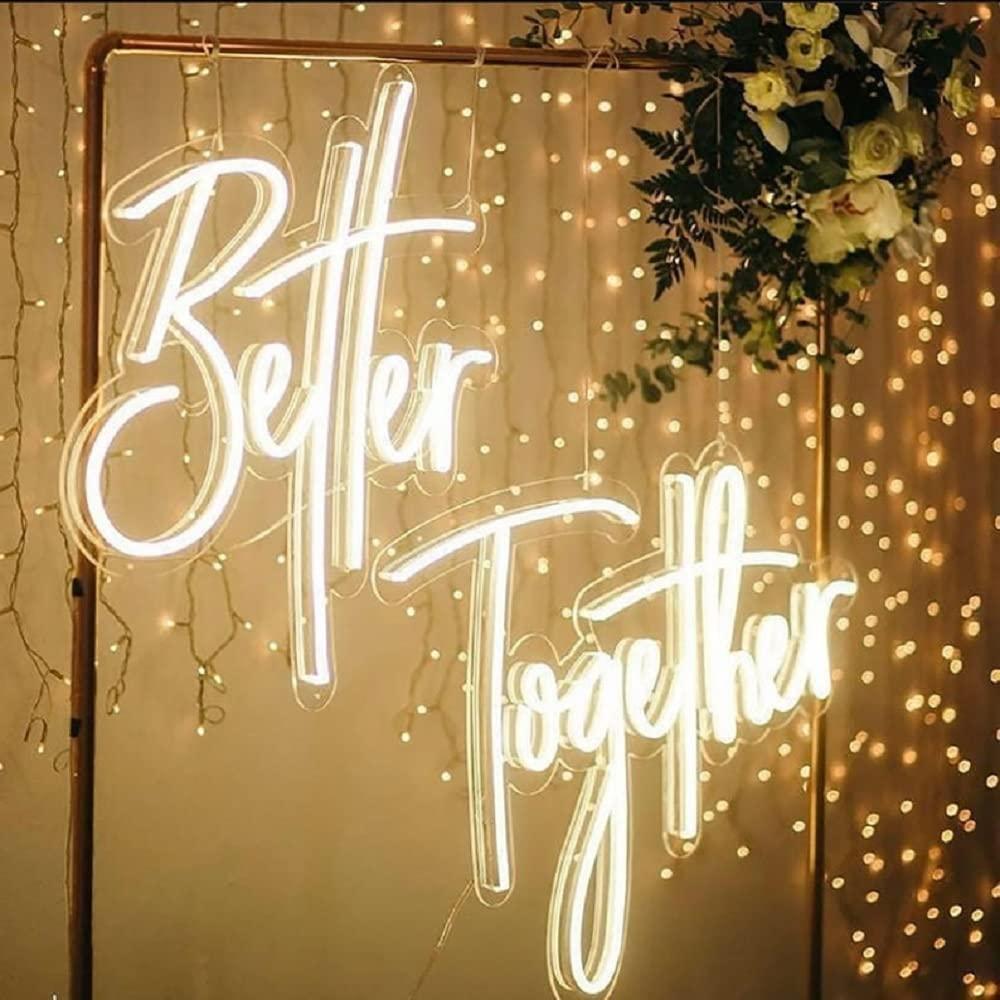 Birlikte Daha İyi Neon Burcu U - Wedding Lighting And Decor incelemesi ve fiyatı