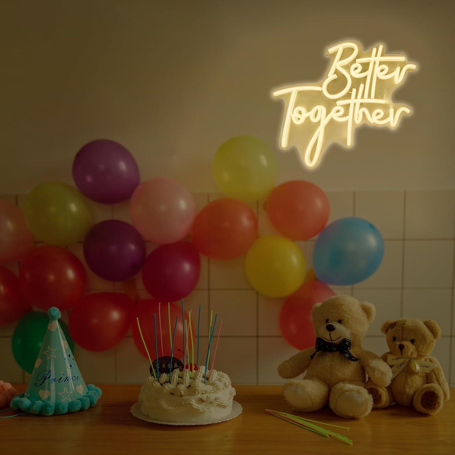 Birlikte Daha İyi Neon Burcu U - Wedding Lighting And Decor incelemesi ve fiyatı