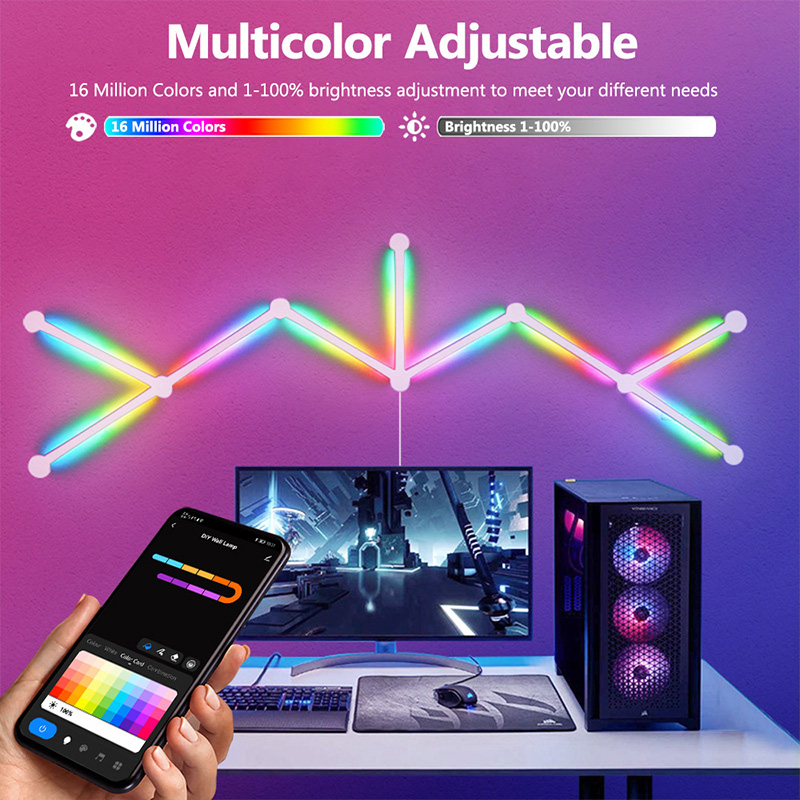 Akıllı RGB Duvar Lambası, Müzi - Lighting Decor For Bedroom incelemesi ve fiyatı
