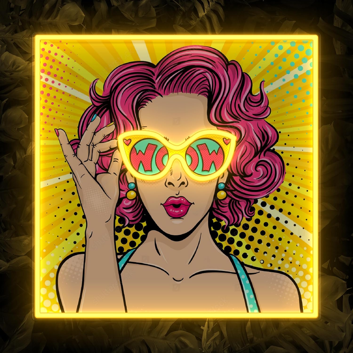 Wow Lady Uv Pop Neon Tabela Ko - Lighting Decor Wow incelemesi ve fiyatı