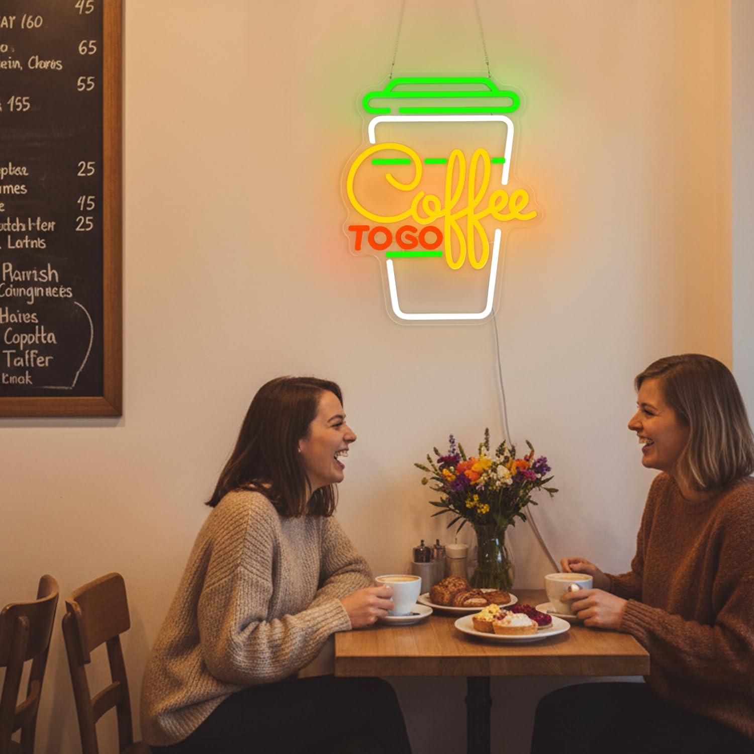 Kahve Neon Tabelası USB Kısıla - Lighting Decor For Home incelemesi ve fiyatı