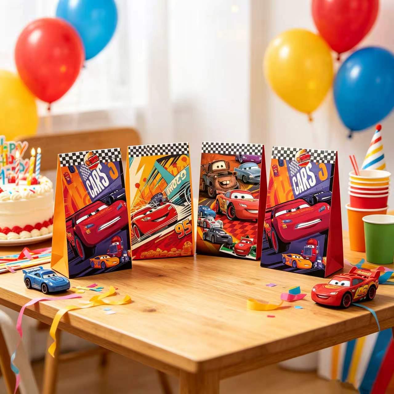 Sevimli Arabalar Parti Hediye  - Lighting Mcqueen Birthday Decor incelemesi ve fiyatı
